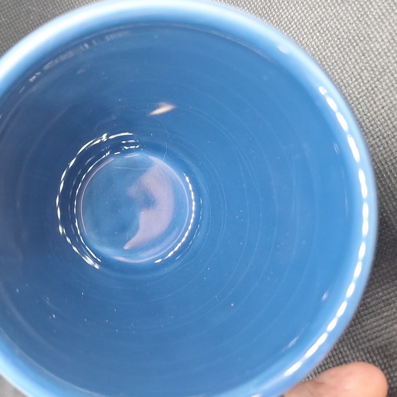 Ocean Blue Nautical Mug with Anchor and Wheel - Picture 4 of 5